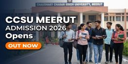 CCSU Meerut Opens UG PG Admissions 2026 Apply by June 15